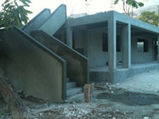 Stairway to Hope: 2nd floor waiting to be built