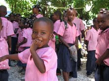 Students at school in Bayonnais